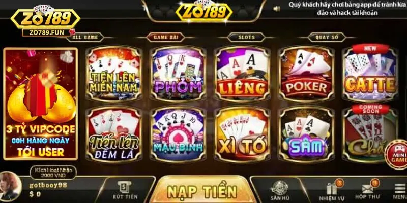 Đánh giá zo789 – sòng bài online chơi là trúng thưởng 17 Điểm đặc biệt tại nhà cái zo789